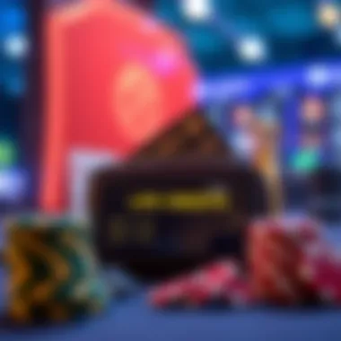 A digital wallet showing credits balance in a live casino platform