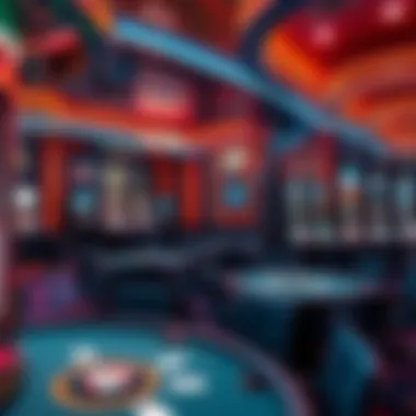 High-Tech Casino Environment High-tech live casino environment integrating modern technology