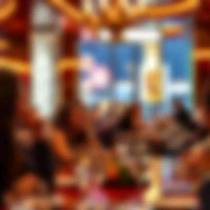 Guests enjoying a high-end dining experience within MGM's offerings