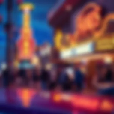 Local businesses benefiting from the casino's opening with bustling activity