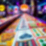 Vibrant display of new Georgia scratch-off tickets