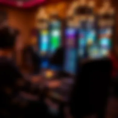 At-Home Online Gambling Experience A serene image of a person enjoying an online gambling experience at home