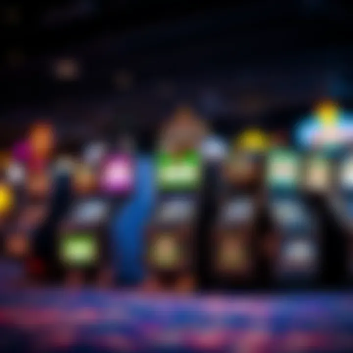 A graphical representation of the evolution of slot machines from mechanical to digital.