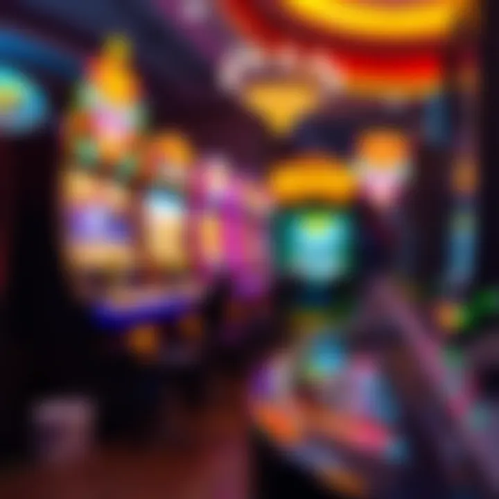 A captivating illustration of chance-based games with vibrant themes and graphics.