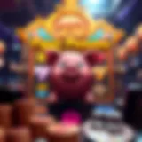 Piggy Pennies Slot Game Interface Visual representation of Piggy Pennies Slot game interface