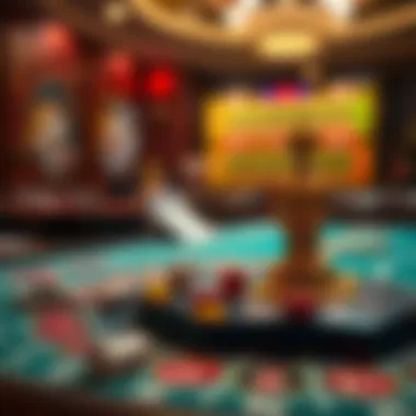 Components of the Roller Casino Game A close-up of roller game components showcasing betting options and strategy elements