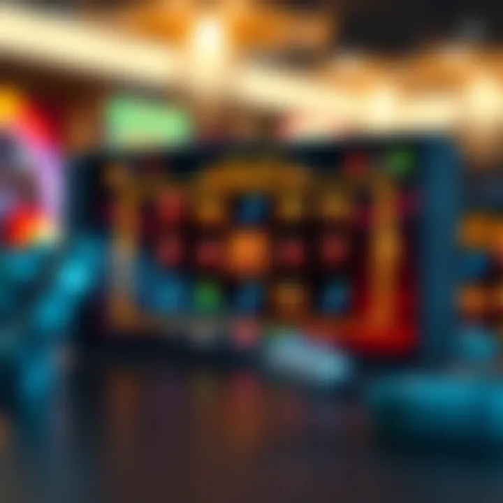 Slot Game Interface on Android A captivating slot game interface displayed on an Android device