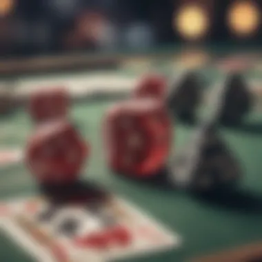 Close-up of a strategic spades play in action
