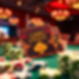 An elegant display of casino loyalty cards showcasing various designs