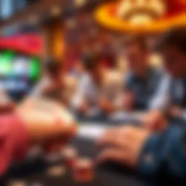 Diverse poker strategies on display