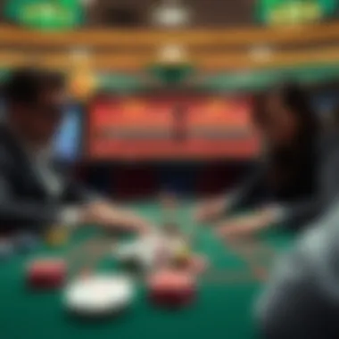 Engaging Online Casino War Gameplay An engaging Casino War gameplay session on a digital platform