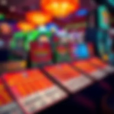 Showcase of Winning Scratch-Off Tickets Winning tickets displayed with prizes