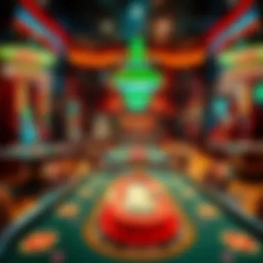 Ambiance of the Boomtown Poker Room Interior view of Boomtown Poker Room showcasing tables and ambiance