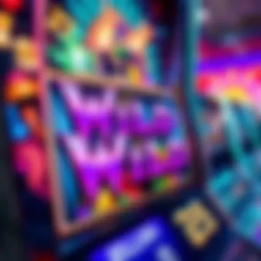 Visual Interface of Wild Wild Slot Machine Vibrant display of the Wild Wild slot machine interface