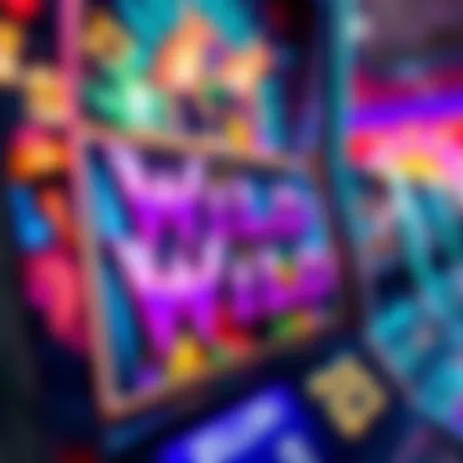 Visual Interface of Wild Wild Slot Machine Vibrant display of the Wild Wild slot machine interface