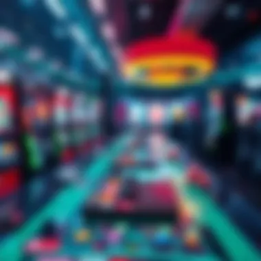 The Future of Online Casino Gaming A futuristic online gaming interface showcasing advanced technology