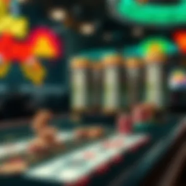 A strategic layout of betting options emphasizing decision-making in gameplay