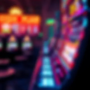 A vibrant display of high RTP slot machines