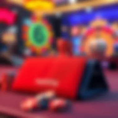 Innovative Payment Methods for Online Gambling A digital wallet showcasing various payment methods for online casinos