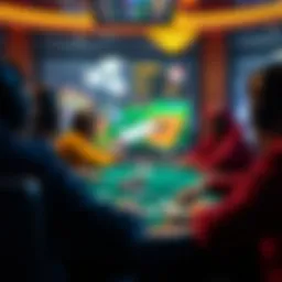 Overview of diverse online gaming genres showcasing user interfaces