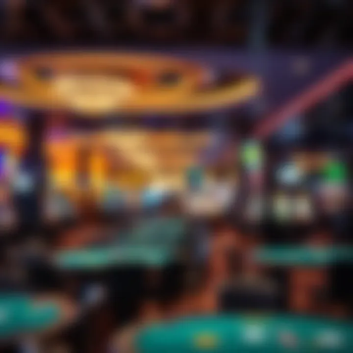 Tranquil ambiance of the Thunder Valley Casino floor