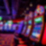 A vibrant slot machine display at Thunder Valley Casino