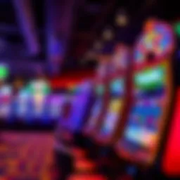 A vibrant slot machine display at Thunder Valley Casino