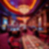 Luxurious gaming area with vibrant ambiance