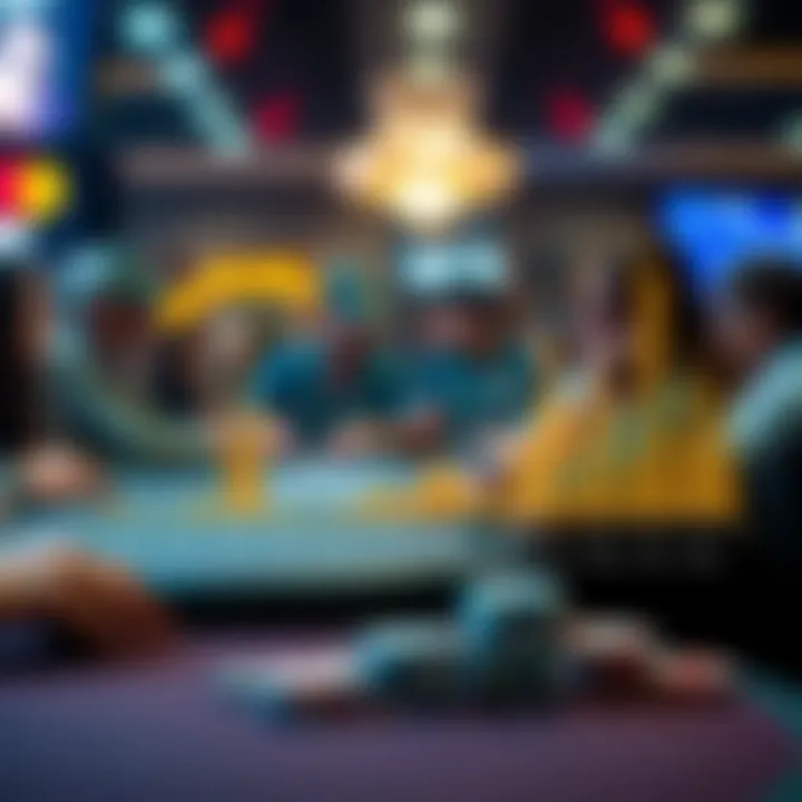 Historical data visualized in a graph for tournament outcomes