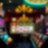 Illustration showing the mechanics of the one line method in slot machines