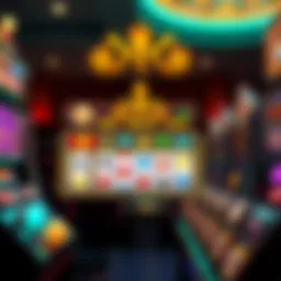 Illustration showing the mechanics of the one line method in slot machines