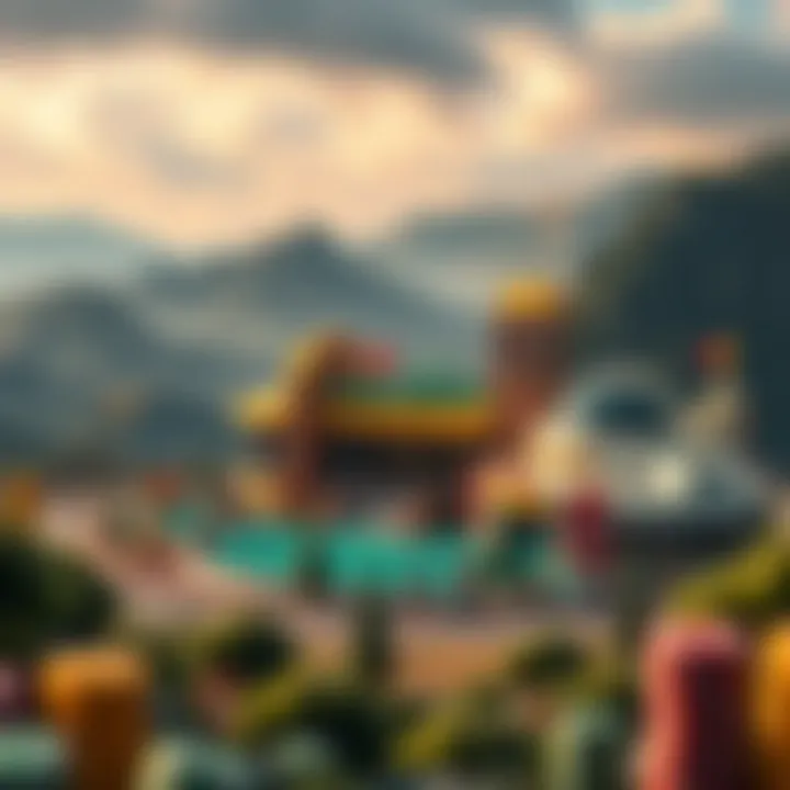 Online Gambling Landscape Digital representation of online gambling landscape