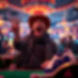 Excitement of a Wild Casino Atmosphere Vibrant casino environment showcasing excitement