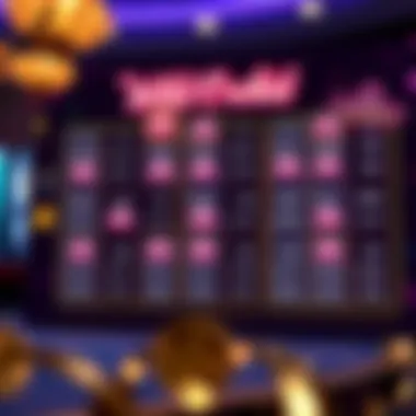 Chart displaying Wild Orchid slot game mechanics and payout structure