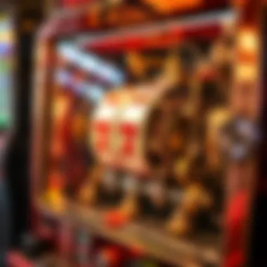 An intricate illustration of the inner workings of a modern slot machine