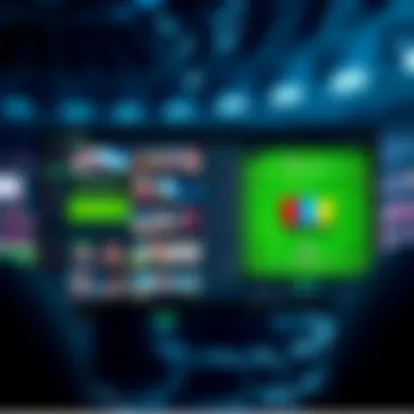 A Glimpse of Sports Betting Platforms Dynamic sports betting interface showcasing various sports events