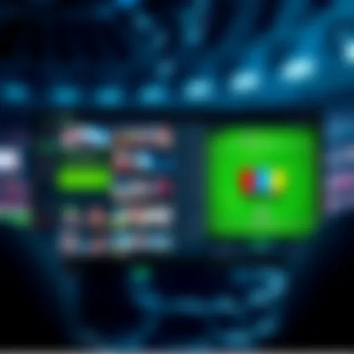 A Glimpse of Sports Betting Platforms Dynamic sports betting interface showcasing various sports events