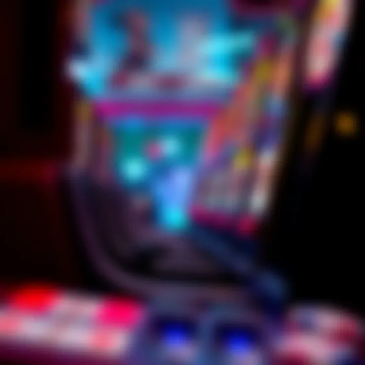 Exciting video poker gameplay moment