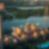 Aerial view of Win Star Resort showcasing its grandeur