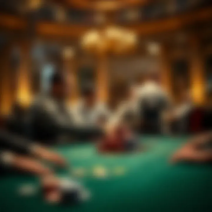 Historical Evolution of Poker A historical depiction of poker from its early days, illustrating its evolution.