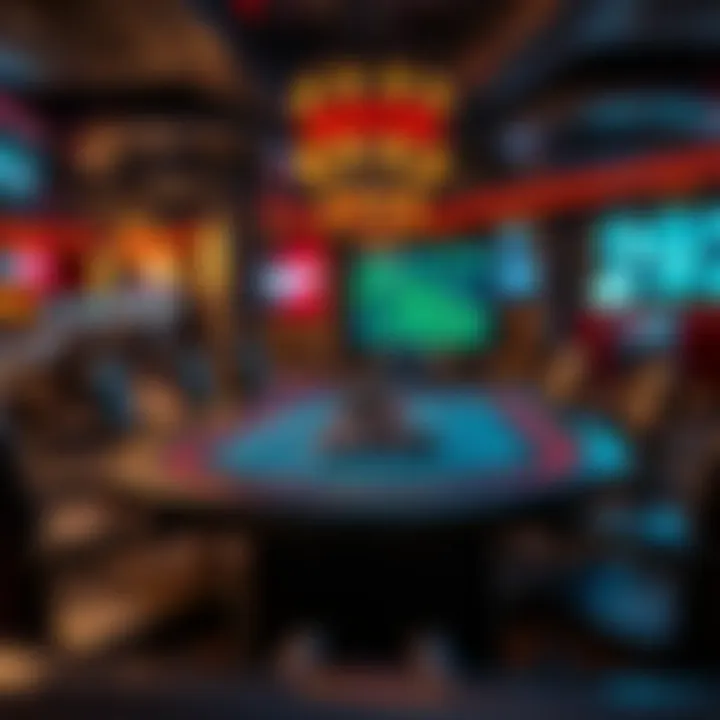 Technology Meets Traditional Poker A blend of traditional and digital poker environments showcasing technology's impact.