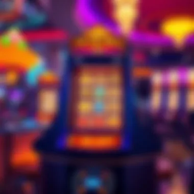 Vibrant Design of Yellow Brick Road Slot Machine Vibrant design of Yellow Brick Road slot machine