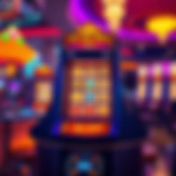 Vibrant Design of Yellow Brick Road Slot Machine Vibrant design of Yellow Brick Road slot machine