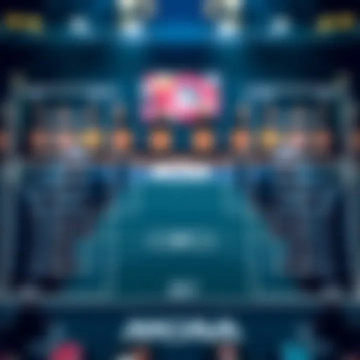 Visual representation of NCAA Tournament bracket structure
