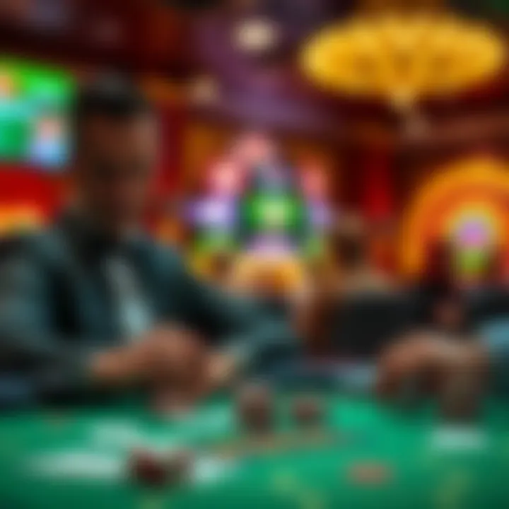 Effective User Engagement Strategies for Online Gamblers User engagement strategies in online casinos represented visually