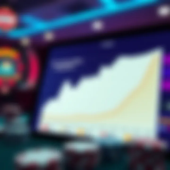 Trends in Online Gambling Engagement Graph depicting trends in online gambling engagement