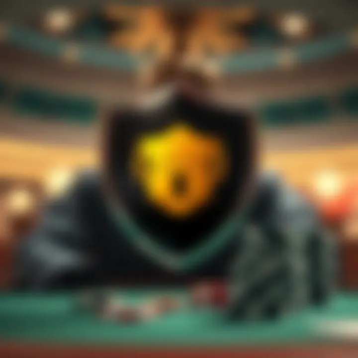 Robust Security Features of Game King Online Casino Graphic representation of security measures employed by the casino