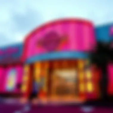 Exterior view of Hard Rock Casino Atlantic City showcasing its vibrant entrance