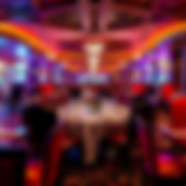 Diverse Dining Experience at Hard Rock Casino Bakersfield Elegant dining setting within the casino offering diverse culinary options