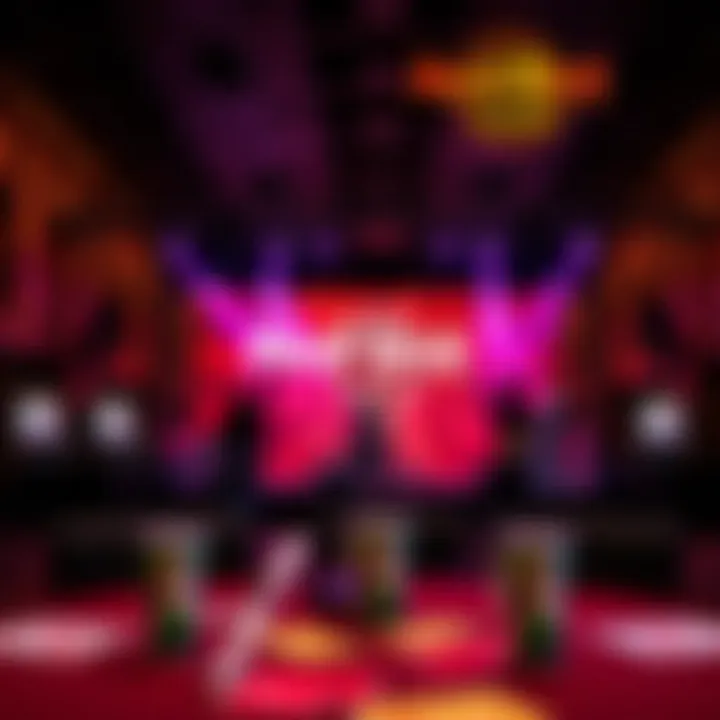 Live Entertainment at Hard Rock Casino Bakersfield Live entertainment stage featuring a band performing for guests